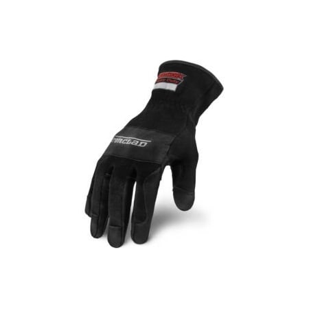 Brighton-Best Ironclad HW6X-03-M Heatworx Heavy Duty Heat Resistant Gloves, 1 Pair, Black/Grey, Medium HW6X-03-M